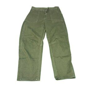 *USED Hunter Green LEVI Wide-Leg Jeans Size 8T (BB0927)
